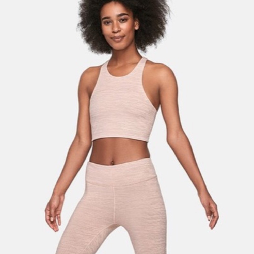 Outdoor Voices tech sweat crop top bra